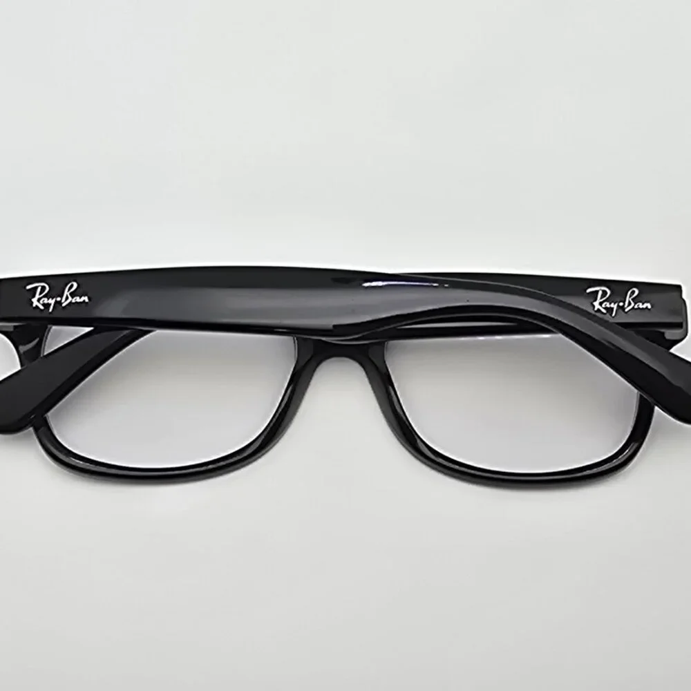 Ray-Ban RB1528 3542 New Wayfarer Junior Polished Black Kid Eyeglasses Frame 48mm